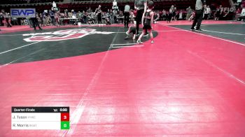 52 lbs Round Of 16 - Tobias Daniels, Checotah Matcats vs Kellen Daniels, Pin-King All Stars