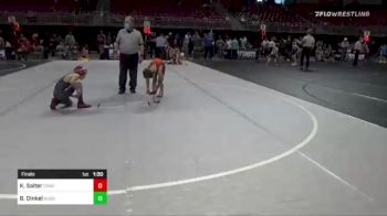 89 lbs Final - Kouper Salter, CrassTrained vs Braigan Dinkel, Russell WC