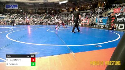 64 lbs Quarterfinal - Rudy McAllister, Juggernaut Wrestling Club vs Bennett Fields, Pack 732