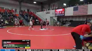 Round 2 - Joe Ebert, Solon vs Macoy Peyton, West Delaware, Manchester