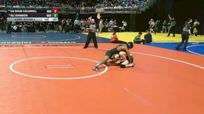 5A 120 lbs Cons. Round 2 - Da`Shun Caldwell, Anna vs Eli Johnson, Frisco Wakeland