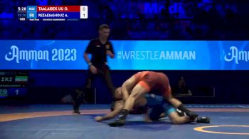 70 kg 1/2 Final - Omurbek Taalaibek Uulu, Kyrgyzstan vs Ali Rezaeiaghouzgeleh, Iran