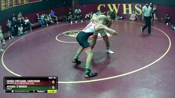 138 lbs 1st Place Match - Ayden O`Brien, CVBJJ vs Ames-Michael Hoevker, Granite Hills Wrestling Club