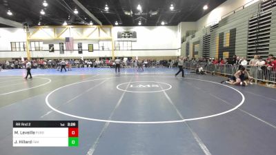 141D lbs Rr Rnd 2 - Michael Leveille, Purdue vs Josh Hillard, F&m