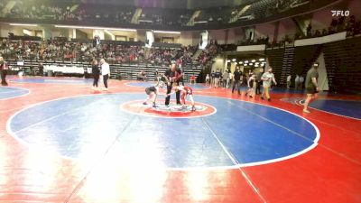 64 lbs Round Of 16 - Jace Hughes, Backyard Brawlers Wrestling Club vs Grace Kerr, Roundtree Wrestling Academy