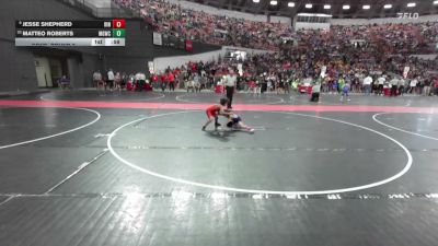 63 lbs Cons. Round 2 - Matteo Roberts, Monona Grove/McFarland Wrestling Club vs Jesse Shepherd, Ringers