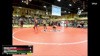 190 lbs Champ. Round 1 - Ben Bomberger, Poway vs Oscar Sanchez, San Pasqual