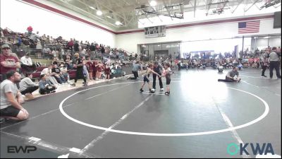 40 lbs Consolation - Lincoln Tyler, Perry Wrestling Academy vs Braxton Patterson, Kingfisher YellowJackets
