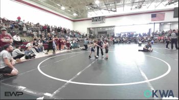 40 lbs Consolation - Lincoln Tyler, Perry Wrestling Academy vs Braxton Patterson, Kingfisher YellowJackets