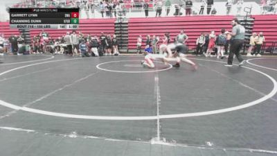 155 lbs Quarterfinal - Garrett Lynn, Shelton Wrestling Academy vs Channing Dunn, Kingfisher YellowJackets