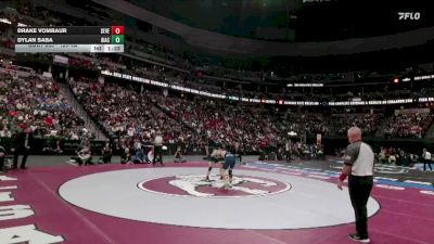 120-4A 1st Place Match - Drake VomBaur, Severance vs Dylan Saba, Air Academy