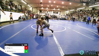 60 lbs Round Of 16 - Bodhi King, Salina Wrestling Club vs Ezra Williams, Black Fox Wrestling Club