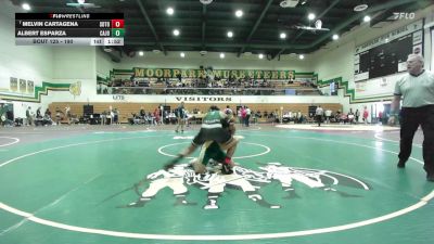 190 lbs Champ. Round 1 - Melvin Cartagena, South Torrance vs Albert Esparza, Cajon