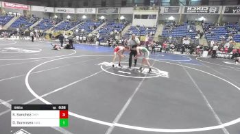 126 lbs Semifinal - Dylan Sorensen, EastSide United vs Sammy Sanchez, Cheyenne East