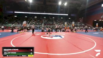3A-106 lbs Quarterfinal - Branden Strong, Rawlins vs William Wood, Cody