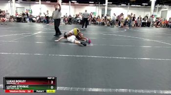 100-105 lbs Round 1 - Lukas Boxley, Wolfgang vs Lucian Strybuc, Grit Mat Club