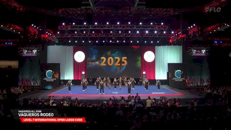 Vaqueros All Star - Vaqueros Rodeo [2025 L7 International Open Large Coed Finals] 2025 The Cheerleading Worlds