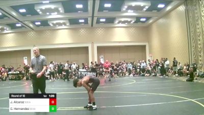 61 lbs Round Of 16 - Jameson Alcaraz, SoCal Hammers vs Caden Hernandez, Bear WC