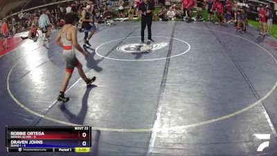 126 lbs Semis & Wb (16 Team) - ROBBIE ORTEGA, Nevada SILVER vs Draven Johns, Idaho 1