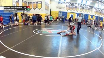 120 lbs Cons. Round 2 - Enzo Carranzana, Maximum Performance vs Marcos Vides-Olivencia, Miami Palmetto