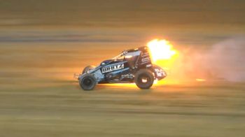 Kevin Thomas Jr. Goes Up In Flames At Lawrenceburg Speedway