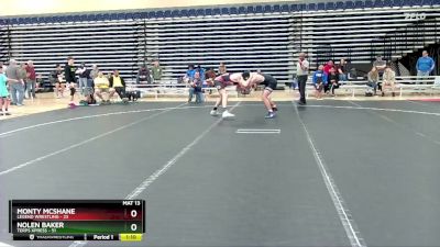 160 lbs Round 4 (10 Team) - Nolen Baker, Terps Xpress vs Monty McShane, Legend Wrestling