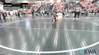 55 lbs Final - Jack Davis, Verdigris Youth Wrestling vs Brantley Youngblood, Raw Wrestling Club