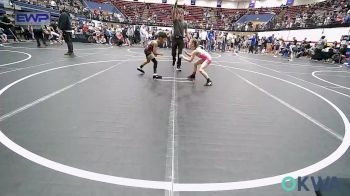 55 lbs Round Of 32 - Holley Harrington, Choctaw Ironman Youth Wrestling vs Luke Walker, Piedmont