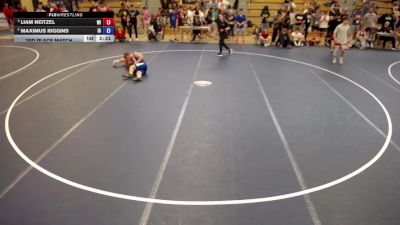 132 lbs 3rd Place Match - Liam Neitzel, WI vs Maximus Riggins, IA