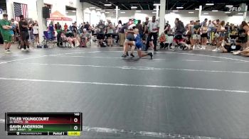 140 lbs Round 5 (6 Team) - Tyler Youngcourt, Lil Shutts vs Gavin Anderson, Dirty Jersey