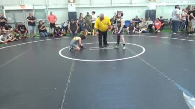 60 lbs Round 1 - Miles Cooley, 84 Athletes (VA) vs Gavin Saxton, West Virginia Wild