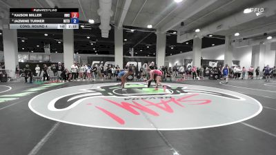 Cons. Round 4 - Kaison Miller, Norton Wrestling Club vs Jazmine Turner, Nor Cal Take Down Wrestling Club