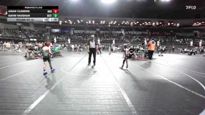 60 lbs Round Of 16 - Aidan Clemens, Iron Horse vs Gavin Vaughan, Buxton (NJ)