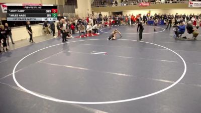 16U - 100 lbs 1st Place Match - Joey Cady, Chatfield Wrestling vs Miles Aase, Owatonna Wrestling Association