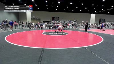 138 lbs Quarters - Matthew Longdon, St Sebastian vs Marcel Hawkins