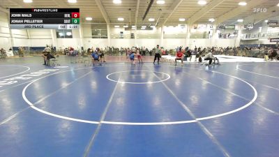 108 lbs 3rd Place - John Mals, Berlin vs Jonah Pelletier, Southington