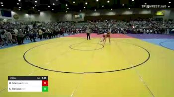 125 lbs Round Of 16 - Mikayla Marquez, Castro Valley vs Aryan Benson, Camas Wrestling Club