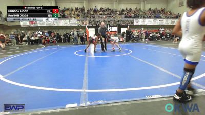 67 lbs Rr Rnd 5 - Hudson Hood, Collinsville Cardinal Youth Wrestling vs Kayson Diggs, HURRICANE WRESTLING ACADEMY