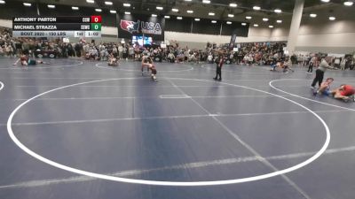 150 lbs Champ. Rd Of 128 - Anthony Parton, Cory Clark Wrestling vs Michael Strazza, South Side Wrestling Club