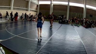 75-81 lbs Champ. Round 3 - Quinn Cisneros, Wyoming vs Hayden Robinson, Wyoming