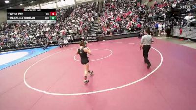 3A 130 lbs Cons. Semi - Carolina Bohman, South Summit vs Kyra Pay, Juab