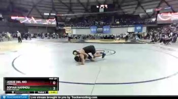 2A 220 lbs Quarterfinal - Sofian Hammou, North Kitsap vs Josue Del Rio, Lindbergh