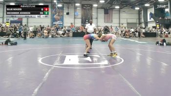 107 lbs Rr Rnd 3 - Ellie Bouzis, Flickr Girlz vs December Johnson, Evil Empire Blue