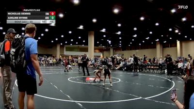 55 lbs Cons. Round 3 - Adeline Byrne, Apex Wrestling Club vs Nicholas Dennis, Elite Wrestling Academy
