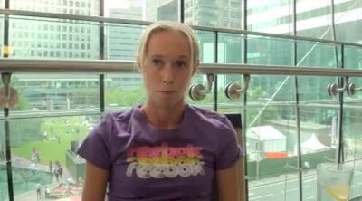 Kim Smith after London Olympic Marathon