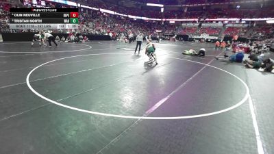 157 lbs Quarters - Tristan North, West Allis Hale vs Olin Neuville, De Pere