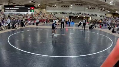 120 lbs Semis (4 Team) - Hunter Bales, Lakeway Christian Academy vs Tyler Addison, Battle Ground Academy