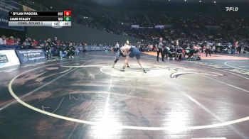 5A Boys 215 lbs Cons. Round 2 - Dylan Pascua, Hillsboro Boys vs Liam Staley, West Albany Boys
