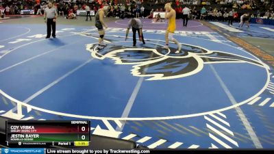 Semifinal - Coy Vrbka, Shelby-Rising City vs Jestin Bayer, Howells-Dodge