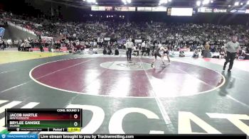 2A 113 lbs Cons. Round 3 - Brylee Ganske, Salmon vs Jacob Hartle, New Plymouth